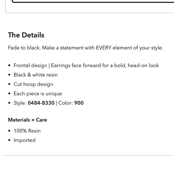 Flat Hoop Earring - Picture 4 of 4